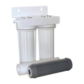 2 - Stage Under Counter Water Filter System With GAC Filter - 1/4" - H2O Warehouse